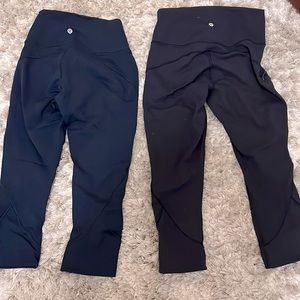 Lululemon crop workout leggings